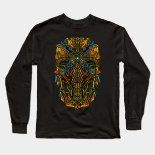 Patterned_color Long Sleeve T-Shirt